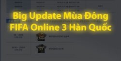 Thông tin mới nhất về Update mùa Đông của FIFA Online 3 Hàn Quốc