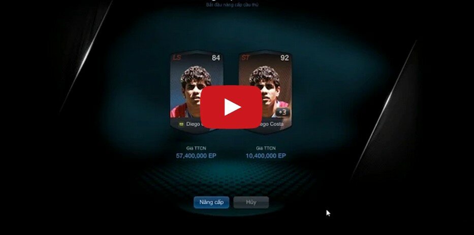 Nâng cấp thẻ Diego Costa World Cup FIFA Online 3 và kết quả là....!!