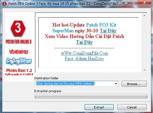 [Full Patch Kit Vesion 1.2] Cài đặt Patch Fo3 Full Kit màu 14-15 & tự sửa Kit Việt Nam cho CLB của bạn