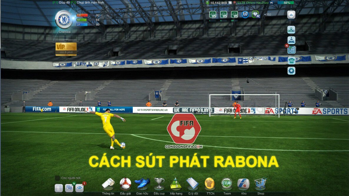 Clip - Hướng dẫn cách sút phạt Rabona "xịn" !