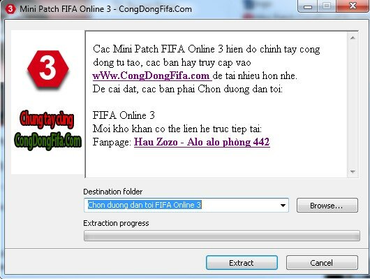 Ra mắt bản Mini Patch FO3 CongDongFifa Version 2.0