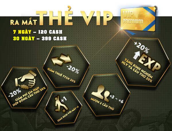 Giới thiệu vật phẩm mới: Thẻ VIP