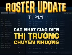 Cập nhật tính năng cực hót trong TTCN bản Roster Update