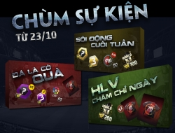 FIFA Online 3: Chùm SỰ KIỆN MỚI NHẤT ngày 23/10