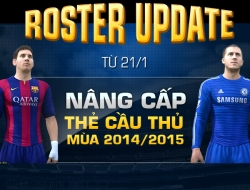 Hệ thống thẻ cầu thủ được thay đổi hoàn toàn trong bản Roster Update
