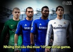 Sự trở lại của những ngôi sao trong bản cập nhật mới của FIFA Online 3