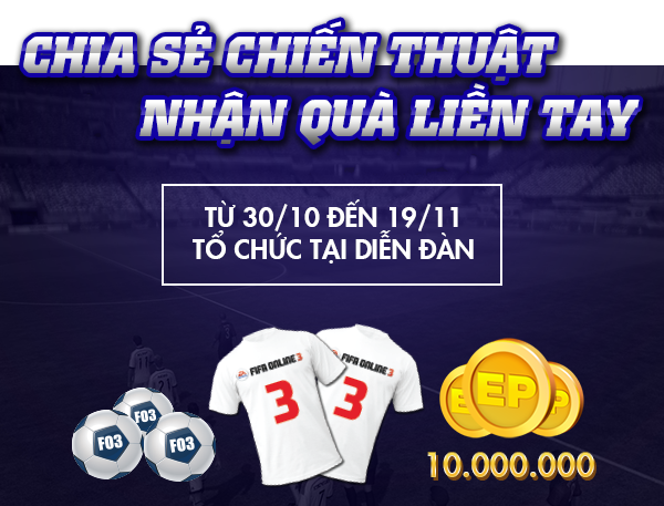 Cuộc thi Chia sẻ chiến thuật - Nhận quà liền tay