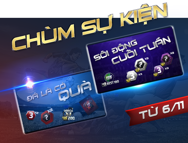 FIFA Online 3: Chùm SỰ KIỆN MỚI ngày 6/11
