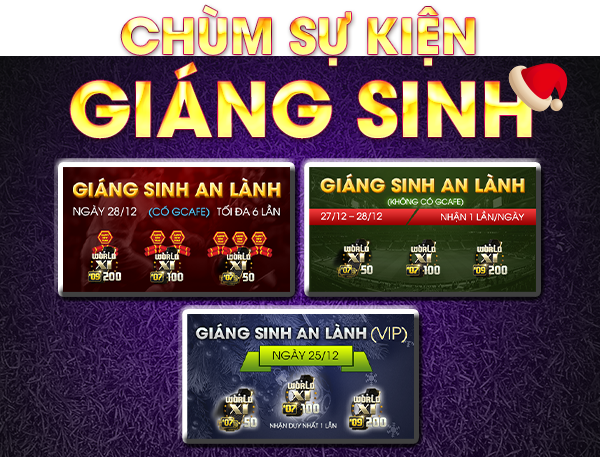 (HOT) FIFA Online 3 Ra mắt Chùm SỰ KIỆN Giáng Sinh cực khủng !