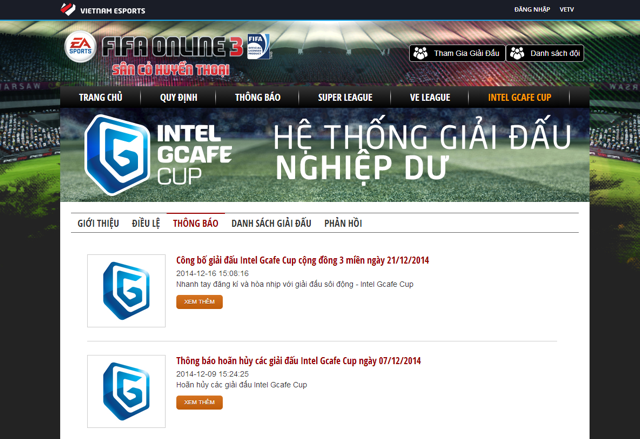 (Toàn quốc) Bắt đầu áp dụng Đăng ký Intel Gcafe tại Giaidau.vn