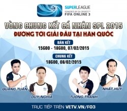 Chung kết Super League 2015 Cá nhân: Đường đến Hàn Quốc